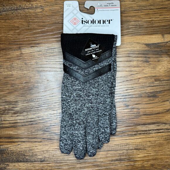 Isotoner Accessories - Isotoner smartDri black gloves touchscreen compatible women S / M